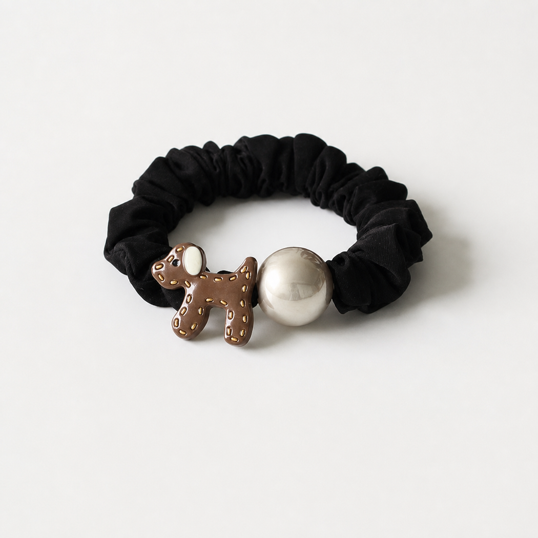 Dog Charm Hair Tie Collection variant image