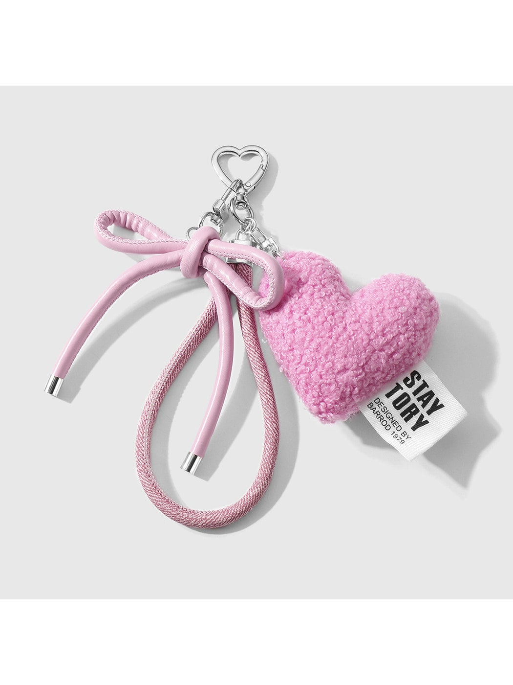 Keypus - Y2K Plush Heart Bow Bag Pendant Keychain