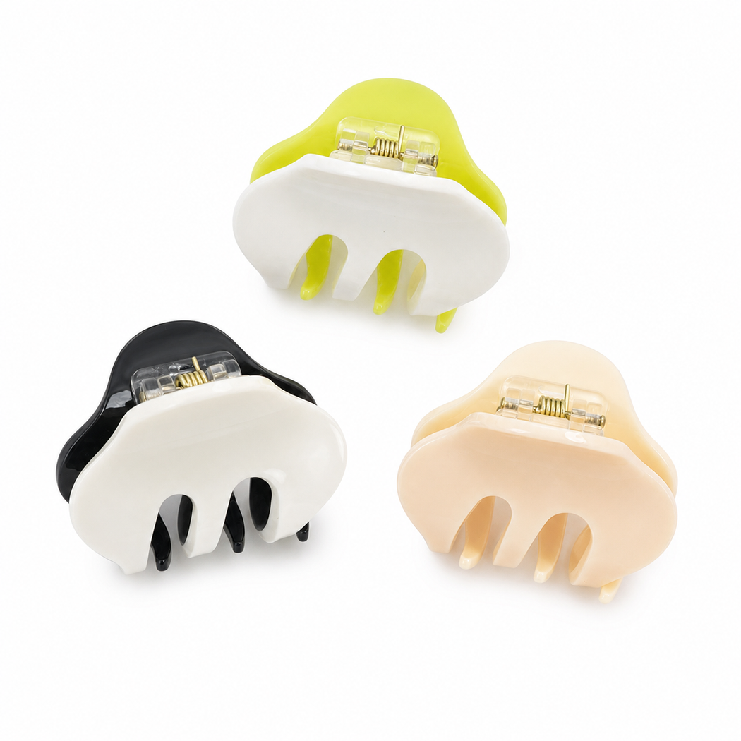 Beau - Colorblock Geometric Hair Claw