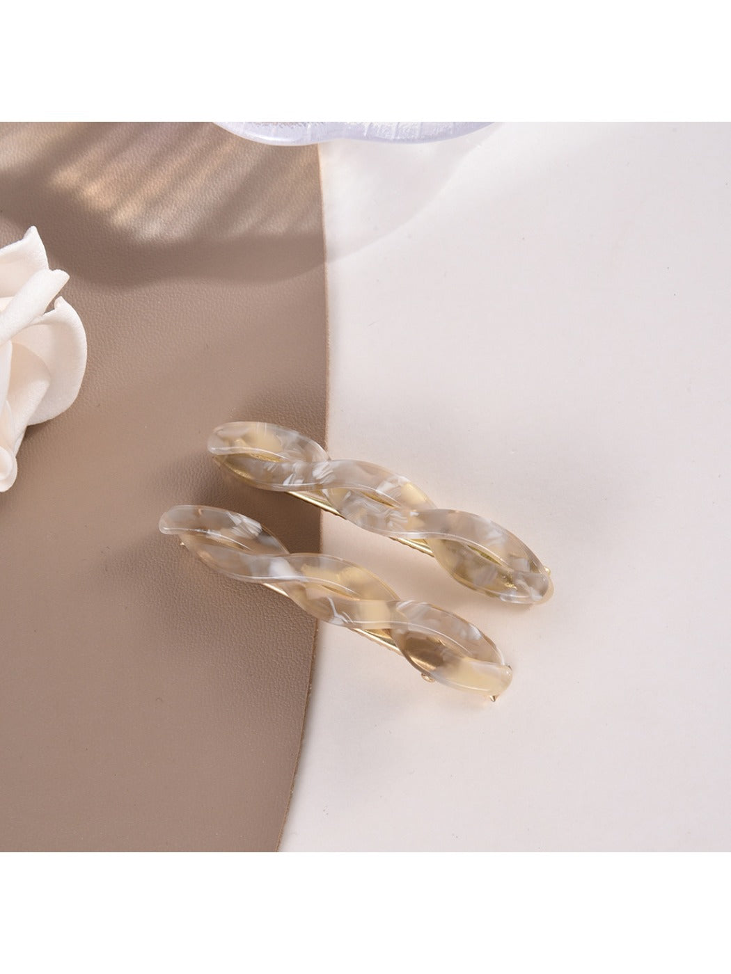 Beau - Creative Braided Shaped Acetate Hair Clip