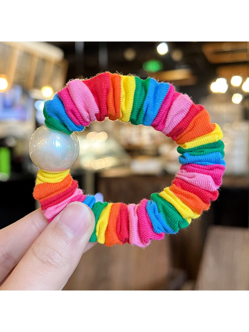 Gifty - Cute Colorful Patchwork Hair Tie