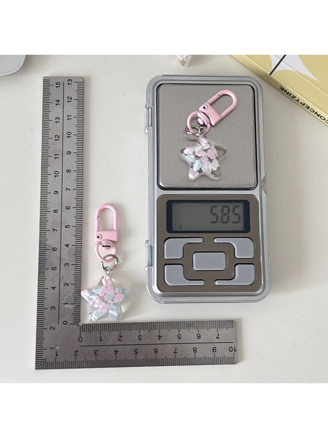 Keypus - Cute Five-Point Star Pendant Charm Keychain