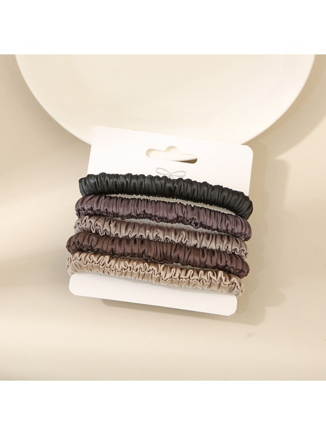 Gifty - Small Hair Ring Five Piece Set