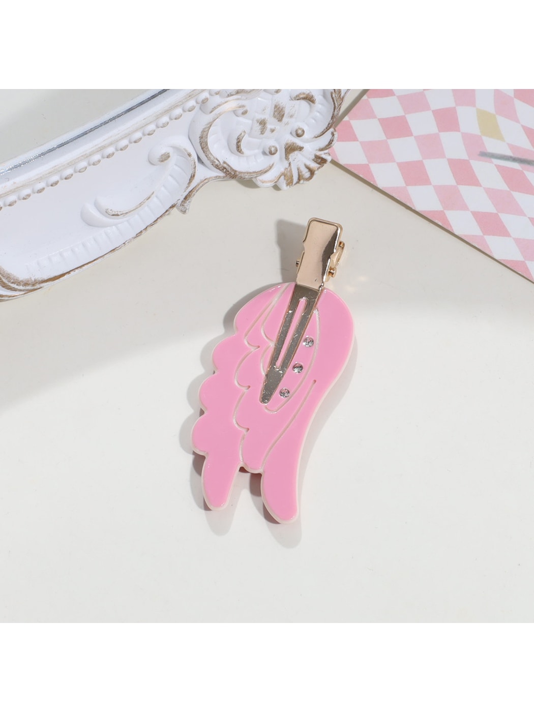Beau - Angel Wing Side Bangs Plastic Hair Clip