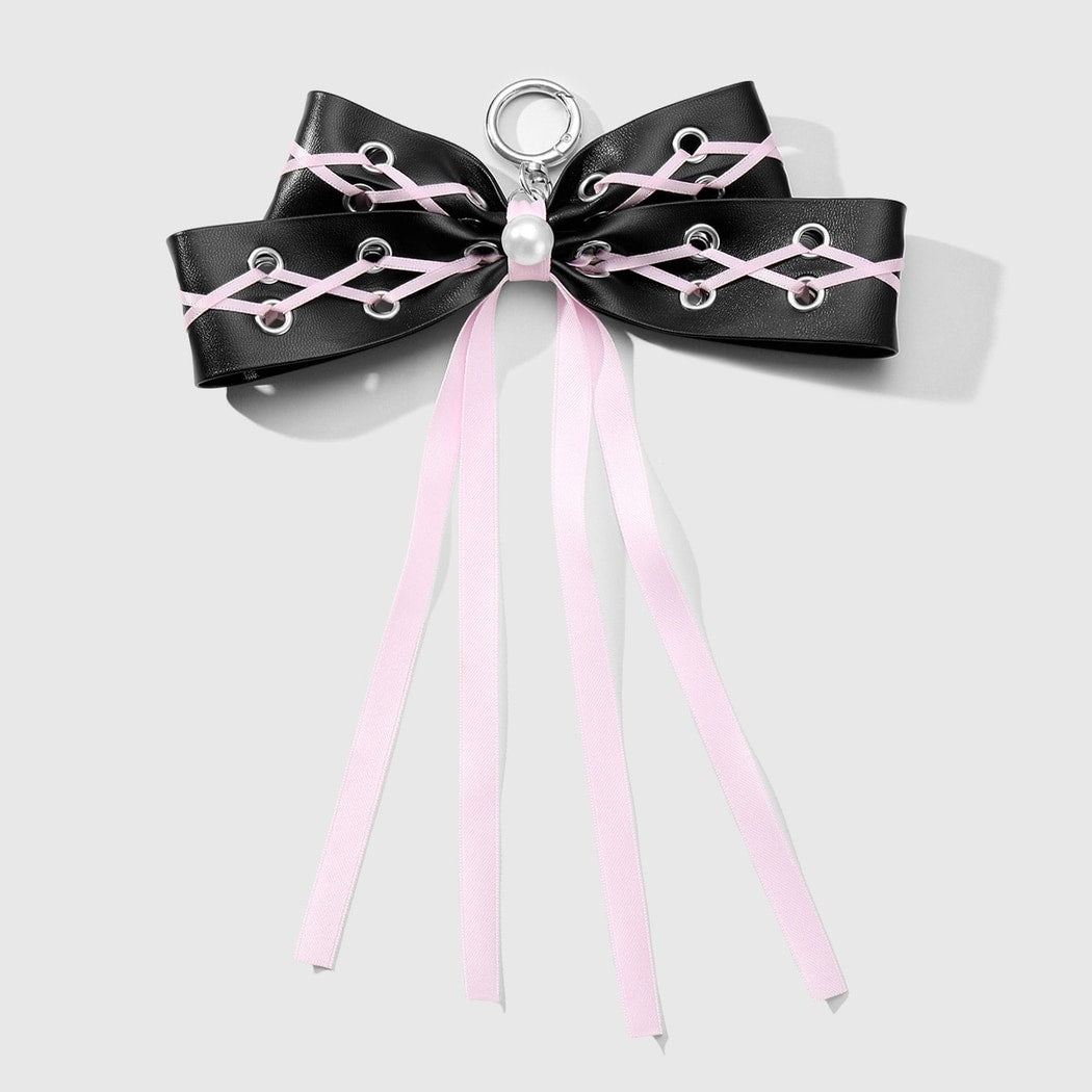 Keypus - Lace Bow Star Charm Decorative Keychain