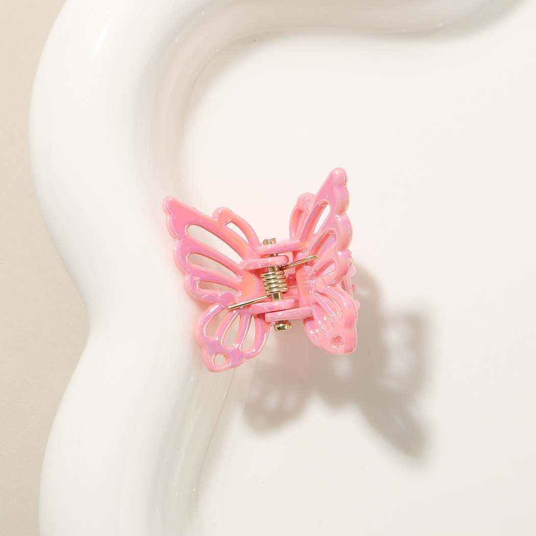Beau - Openwork Butterfly Alloy Accent Claw Hair Clip
