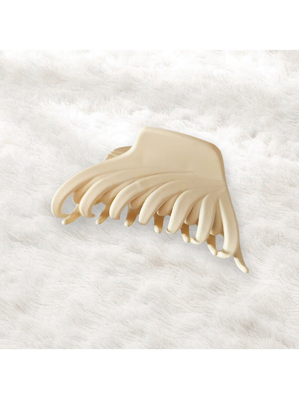 Beau - Plastic Arc Geometric Multi-Tooth Claw Clip