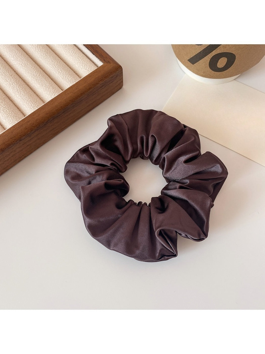 Gifty - Fashionable Satin Scrunchie Hair Tie