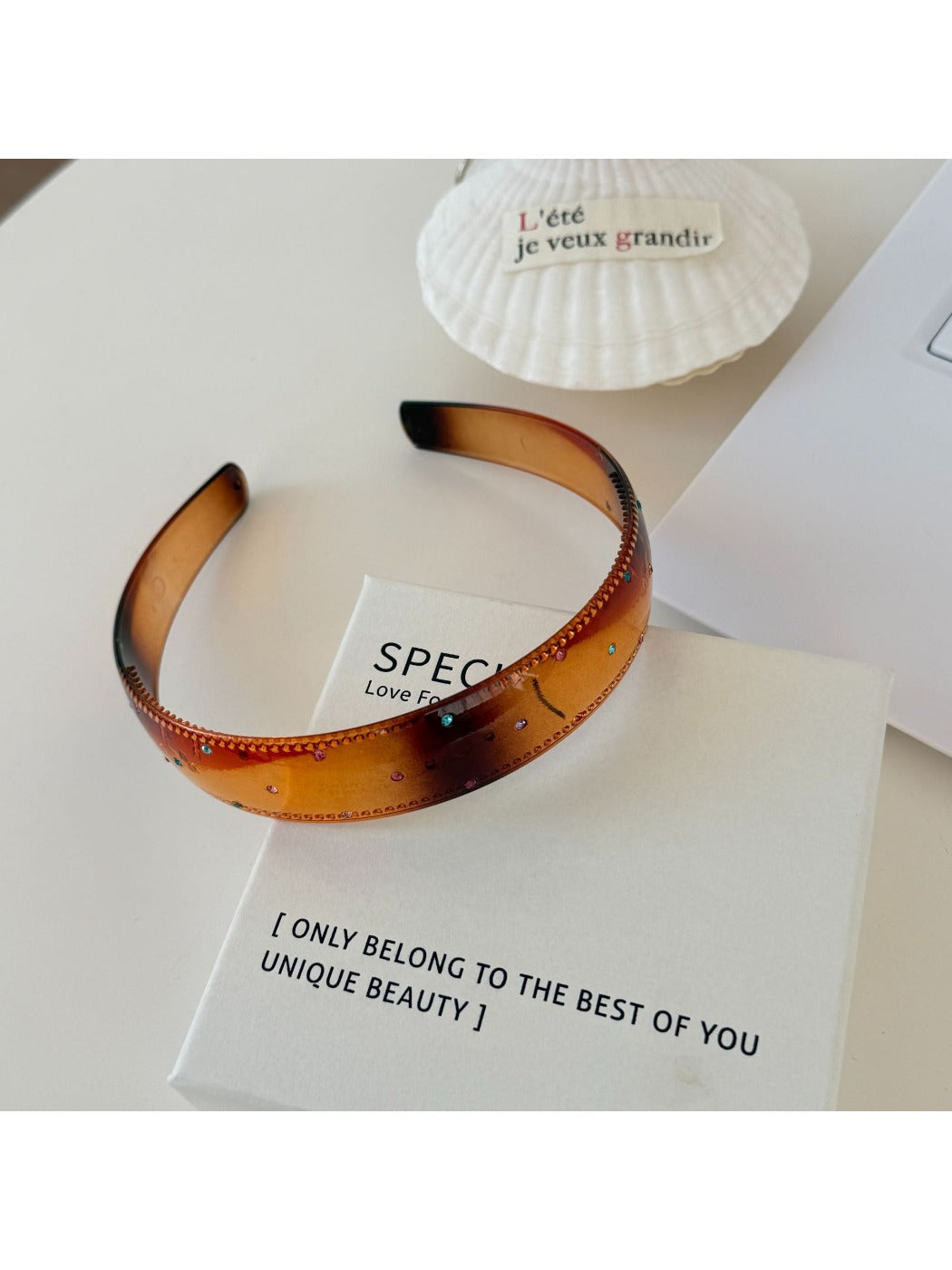 Gifty - Glossy Wide Acetate Headband