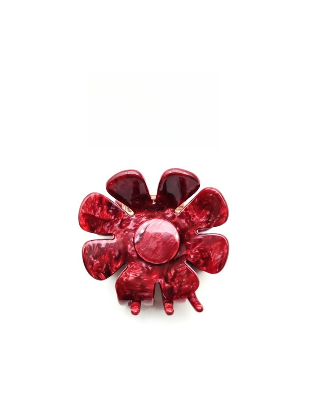 Beau - Floral Acetate Acrylic Board Claw Clip