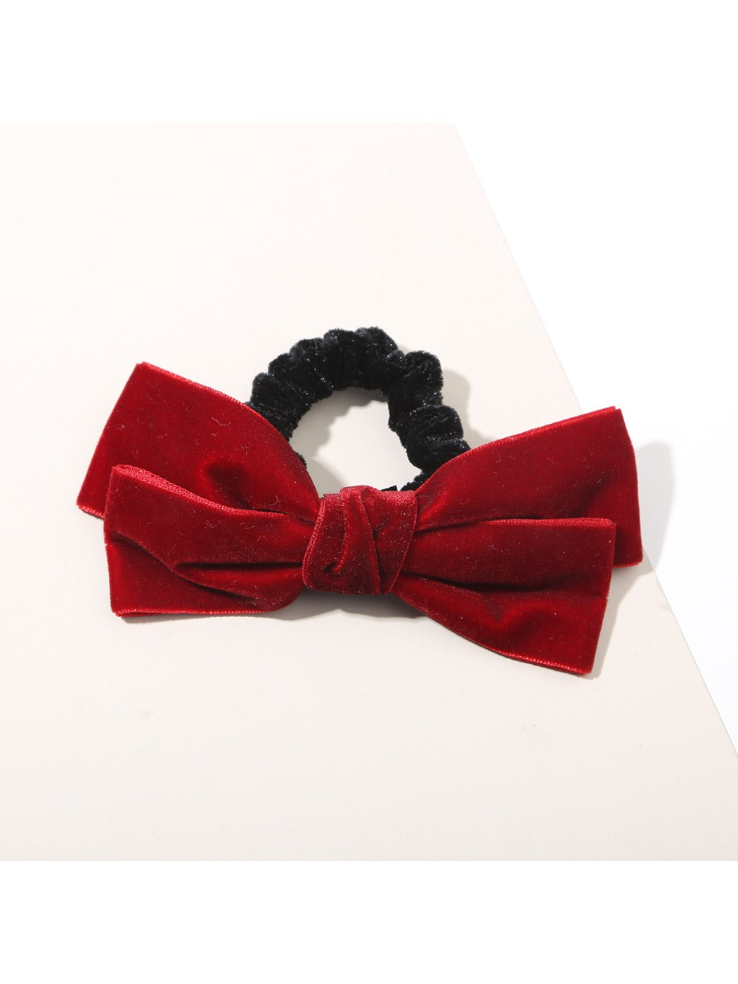 Gifty - Solid Color Simple Bow Hair Tie