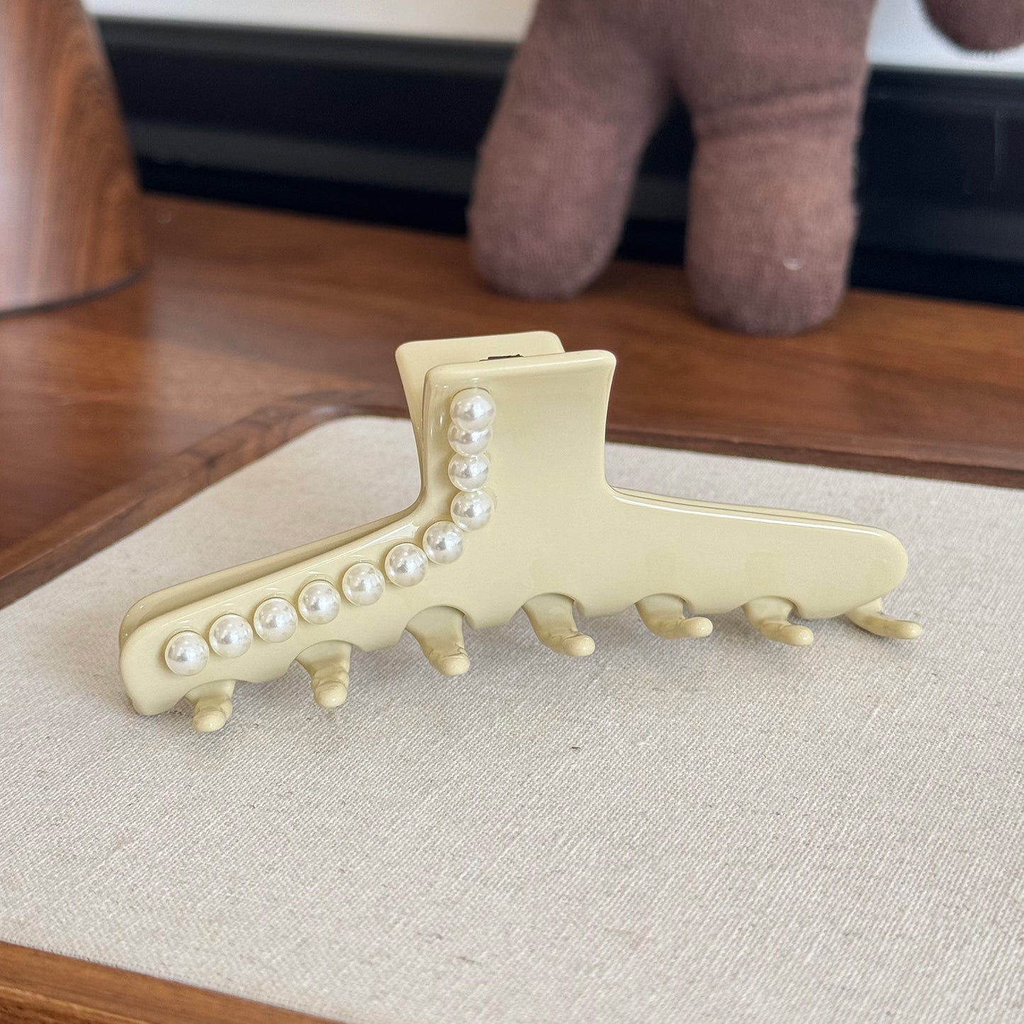 法式优雅镶钻醋酸发夹大牌同款百搭抓夹后脑勺盘发大号鲨鱼夹发饰
