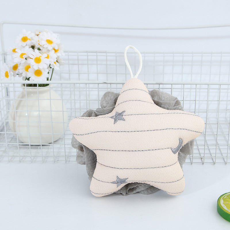 现货沐浴球不易散加大号洗澡浴花球超柔起泡双面女士用洗澡搓澡巾