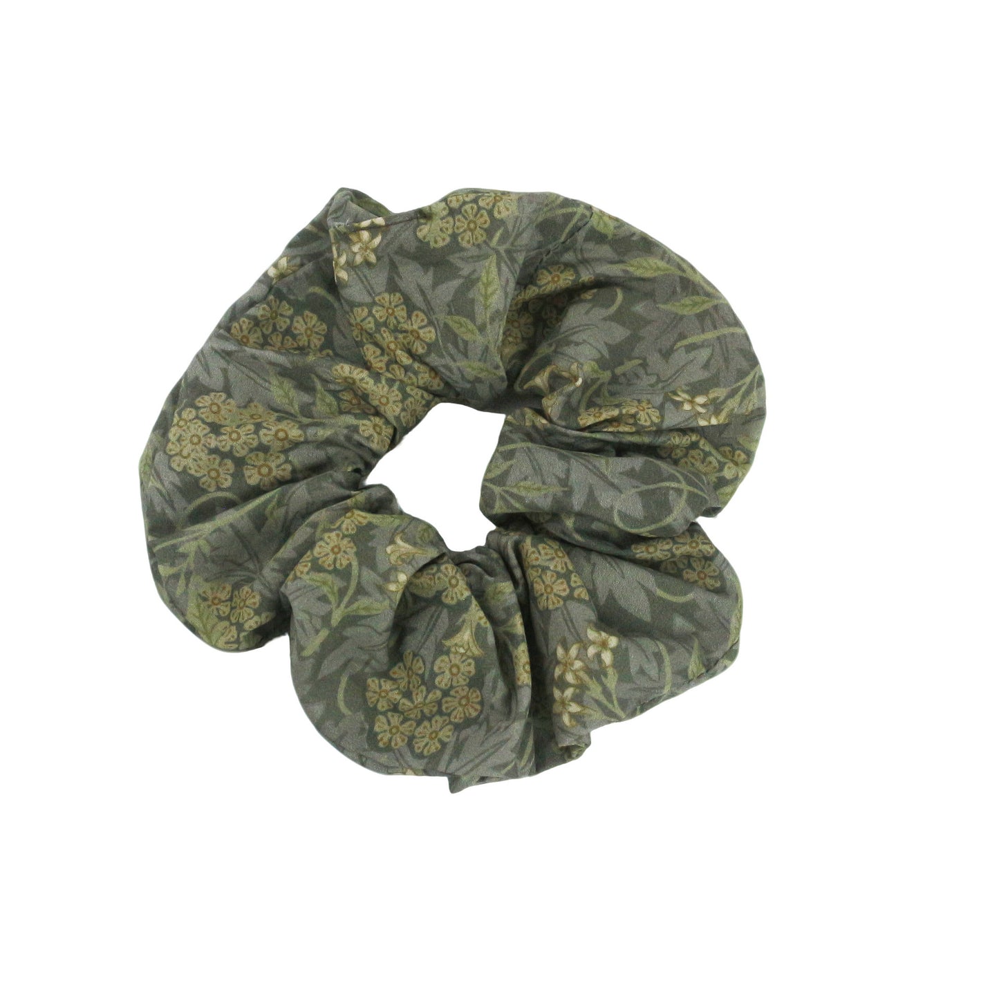 莫兰迪复古碎花大肠发圈森系文艺布艺发绳温柔氛围感扎发发饰货源