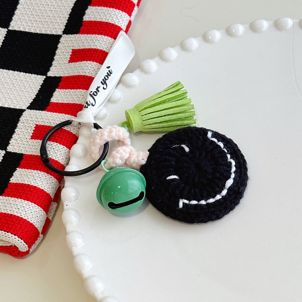 KACO - Crochet Key Chain with Smile Face Pattern