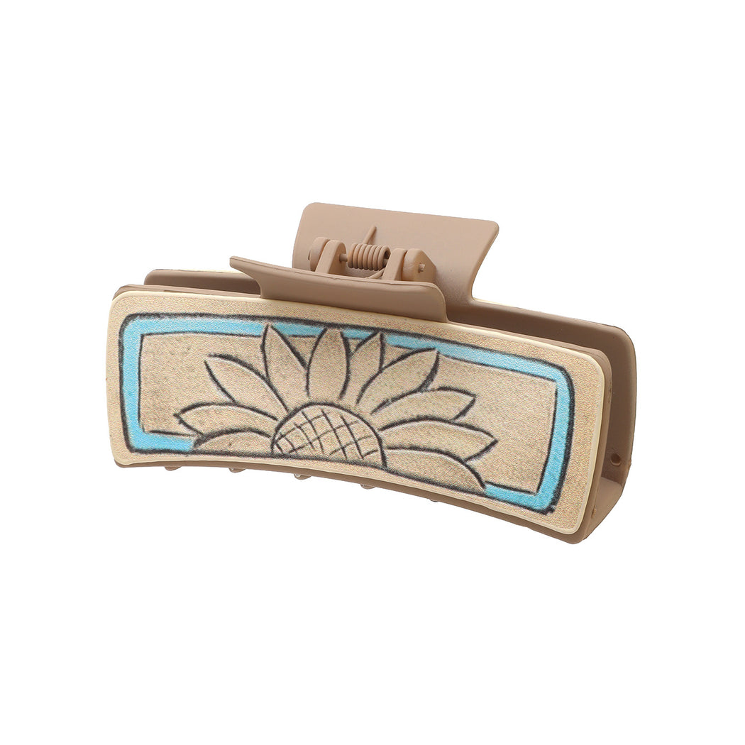 Beau - Neutral Western Geometric Hair Claw