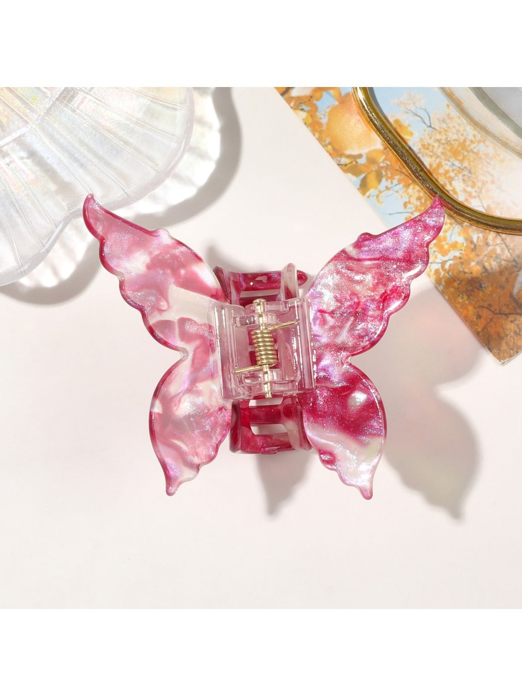 Beau - Iridescent Butterfly Shimmering Hair Clips