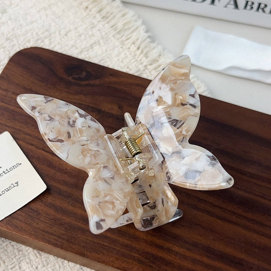 Beau - Glossy Butterfly Shaped Claw Clip