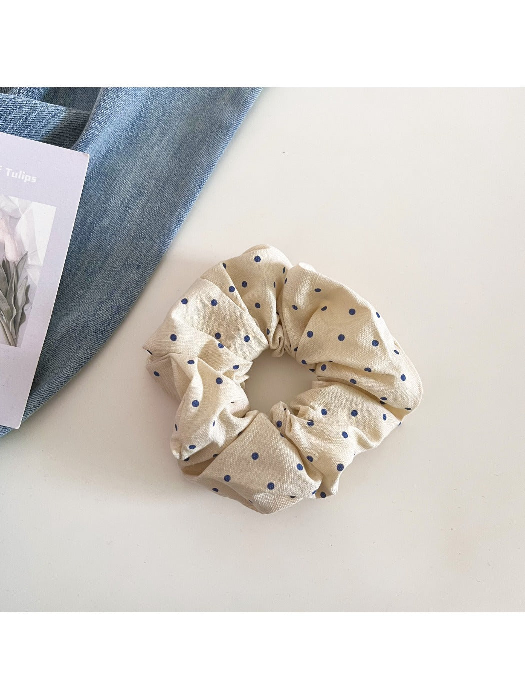 Gifty - Versatile Polka-Dotted Spiral-Shaped Hair Tie