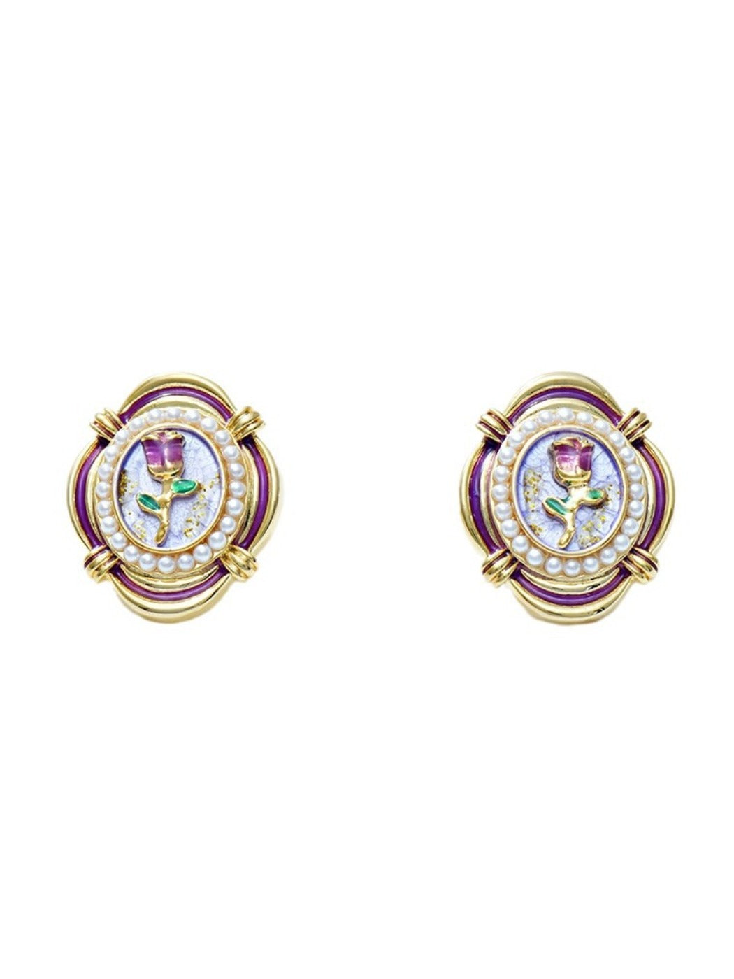 Earedge - Elegant Floral Tulip Earrings