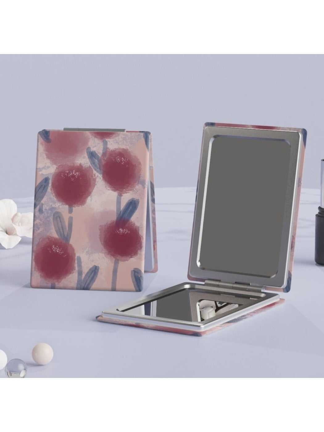 Mirroray - Oil Painting Tulip Pattern Vanity Mirror