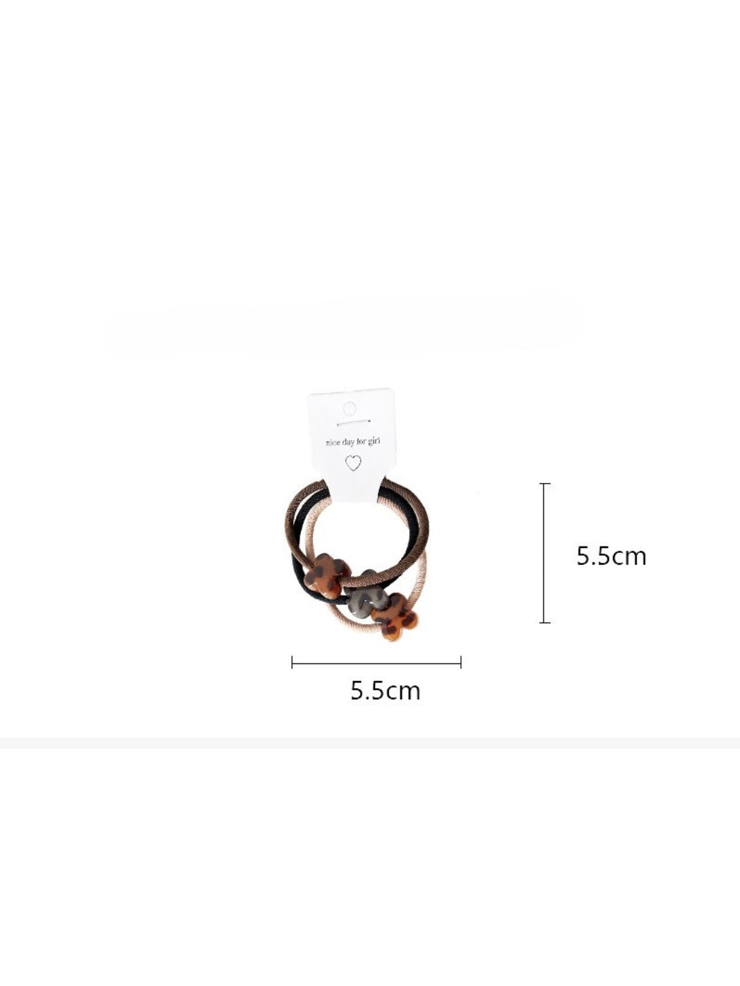 Gifty - Simple Leopard Print Hair Tie