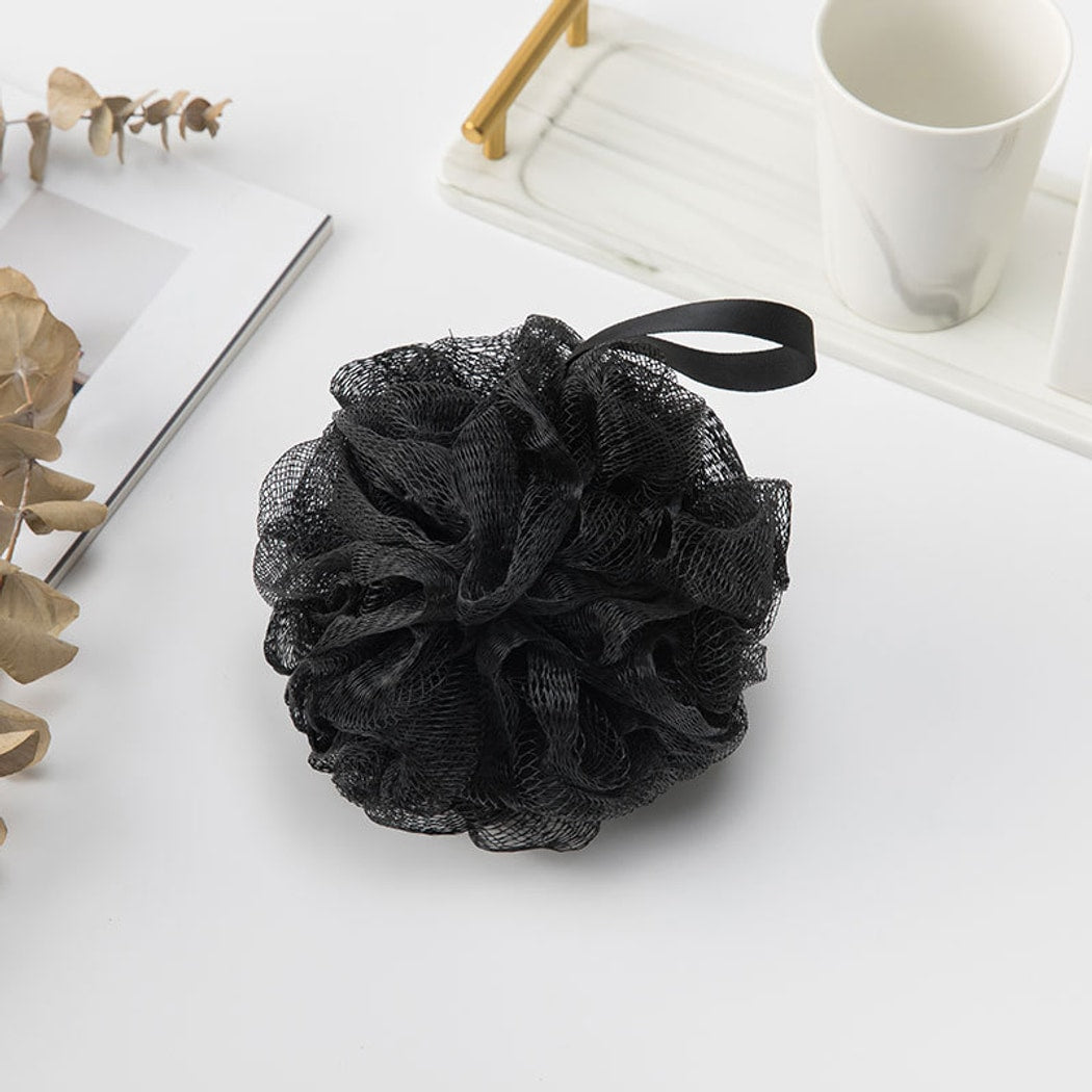 Papo - Soft Mesh Ribbon Hanger Lathering Bath Pouf