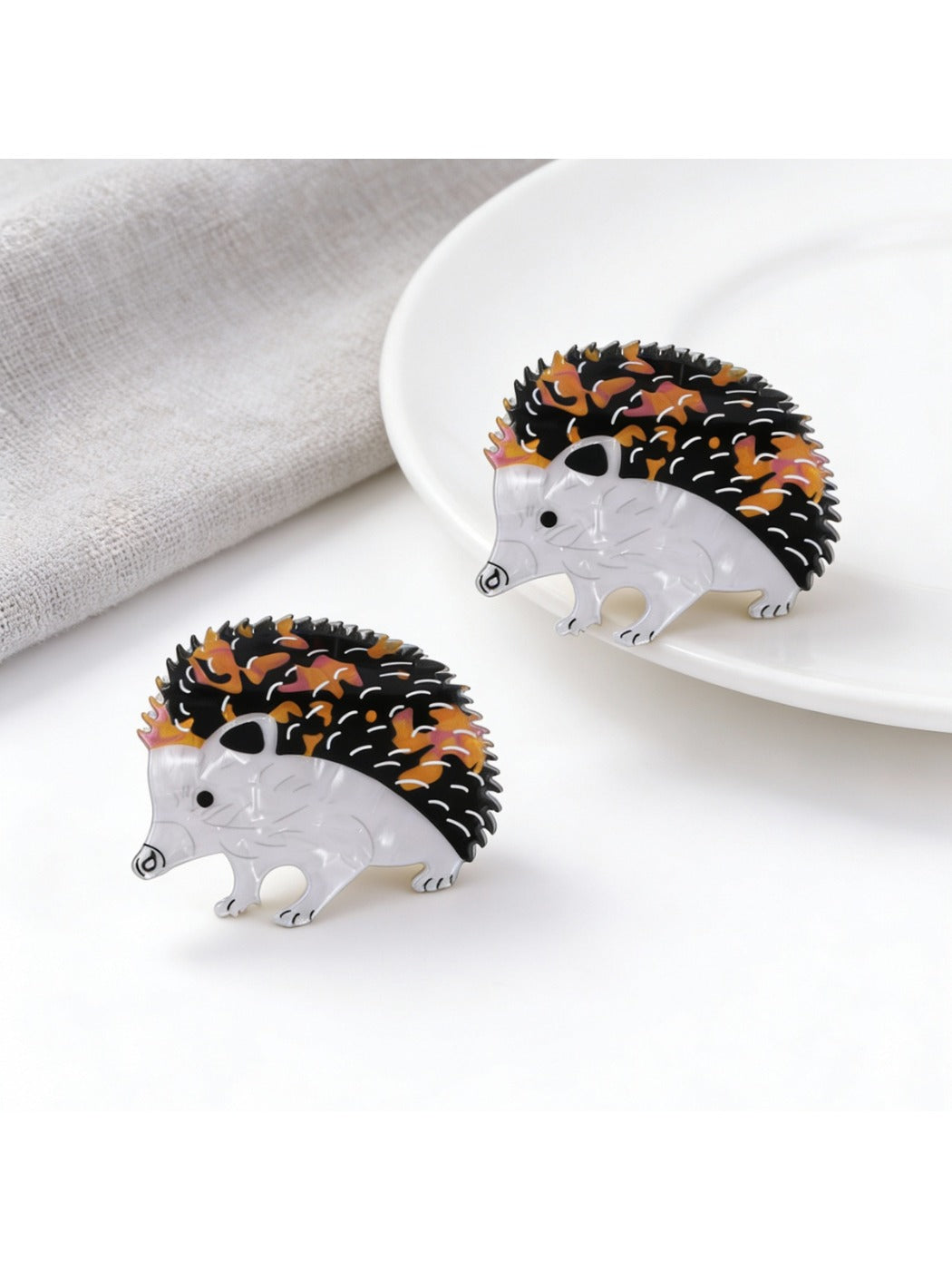 Beau - Adorable Hedgehog Shaped Hair Claw Clip
