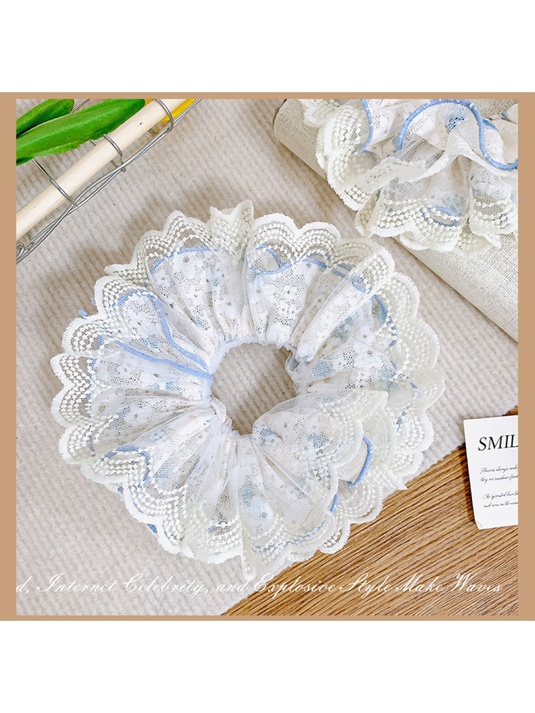 Gifty - Romantic Lace Floral Hair Circle