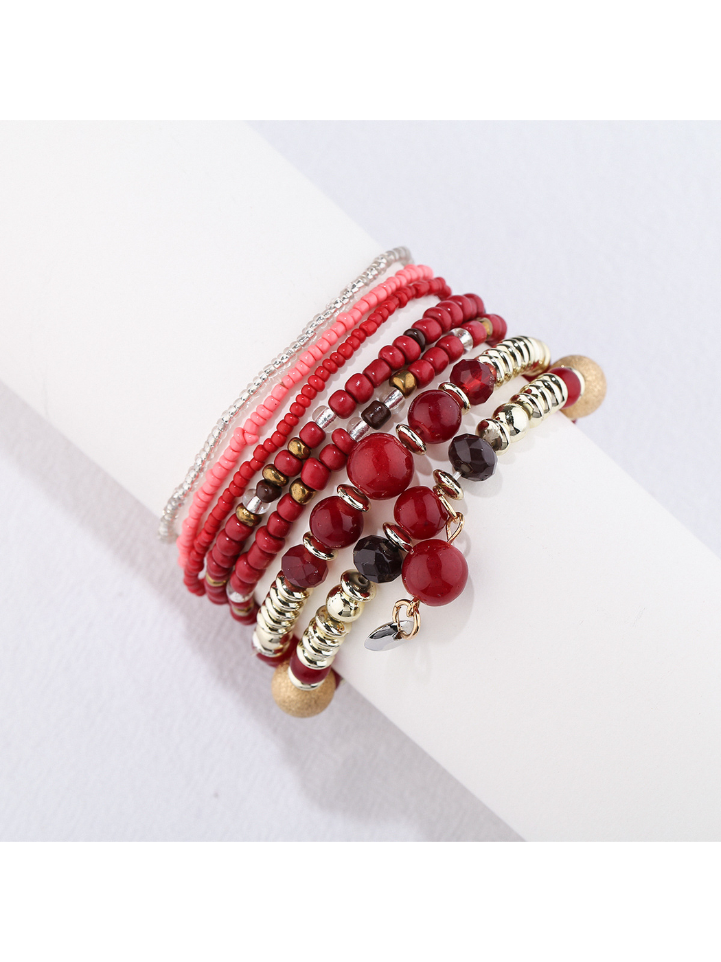 Lovra - Bohemian Beaded Layered Bracelet