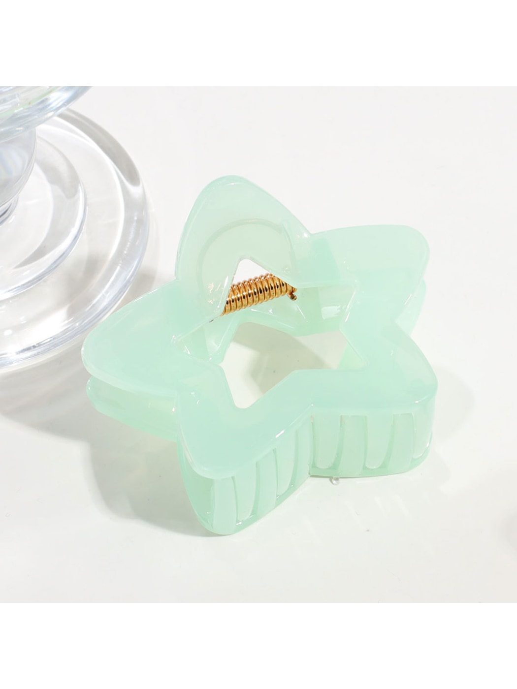 Beau - Sweet Style Star-Shaped Plastic Alloy Claw Clip