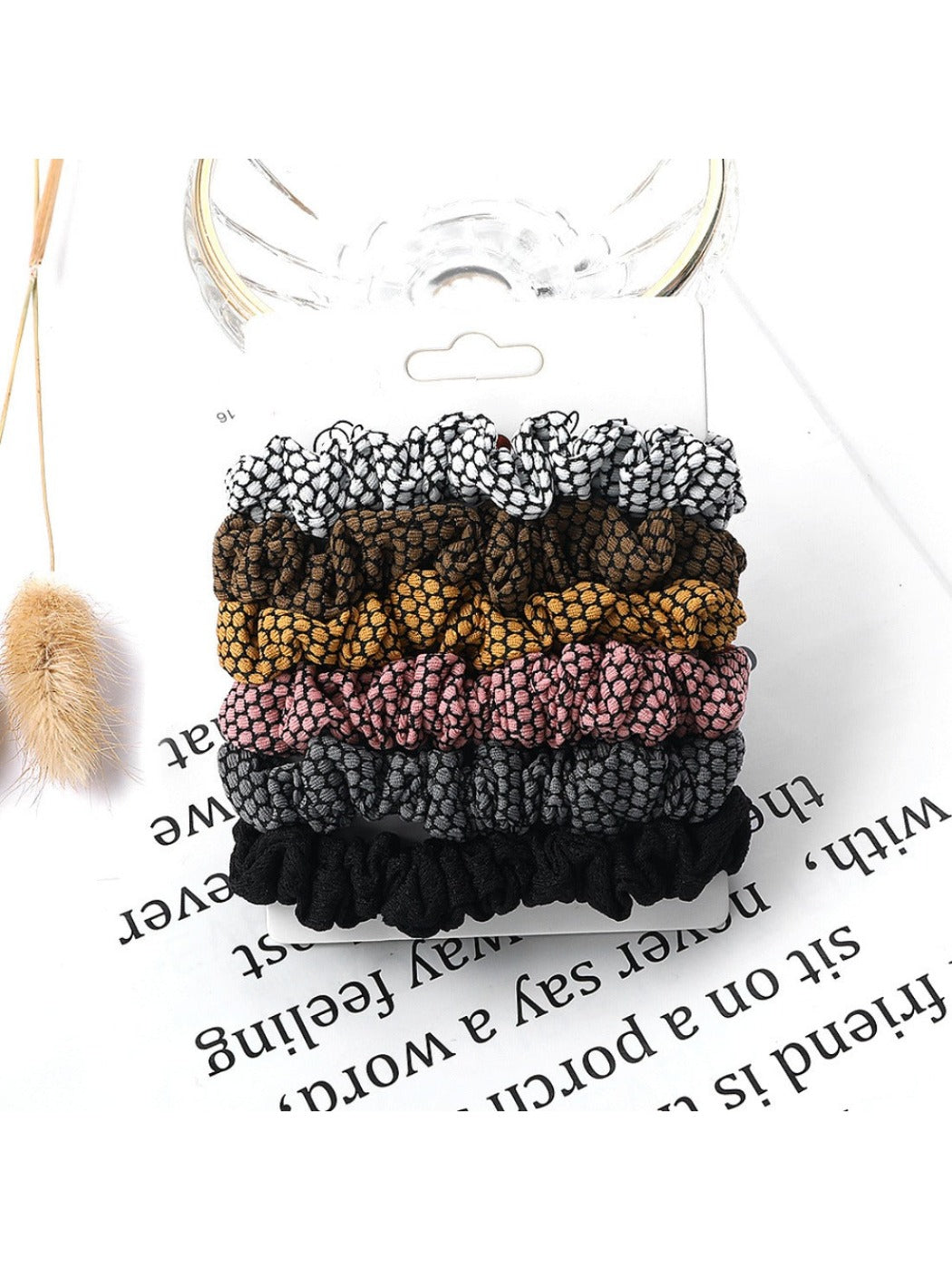 Gifty - 6 Pack High Elastic Hair Ties