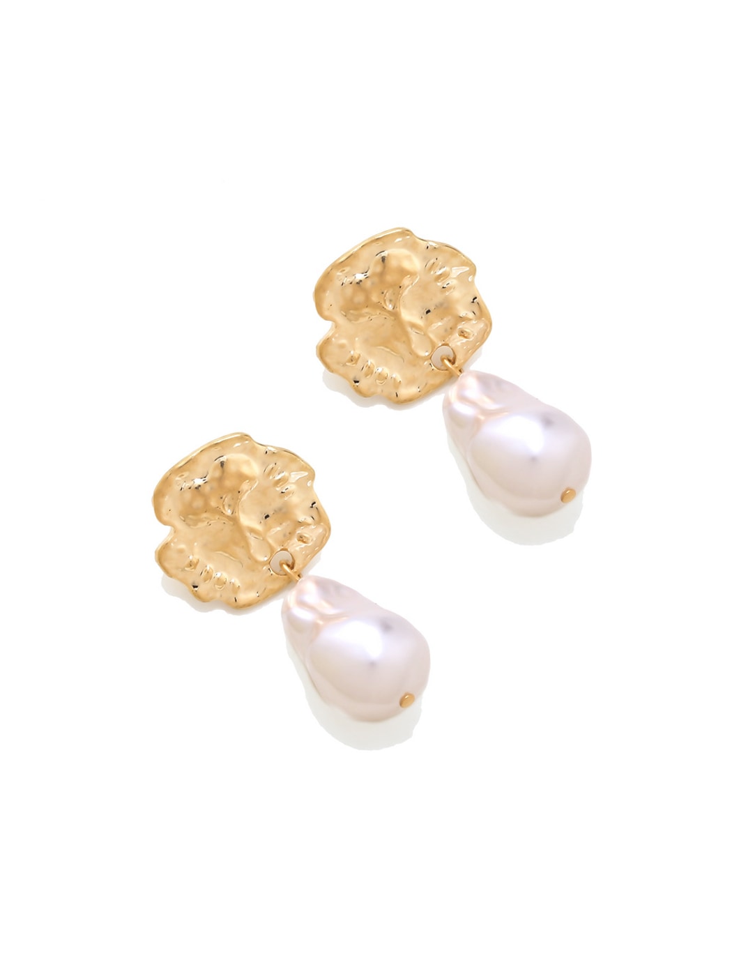 Earedge - Round Textured Statement Earrings
