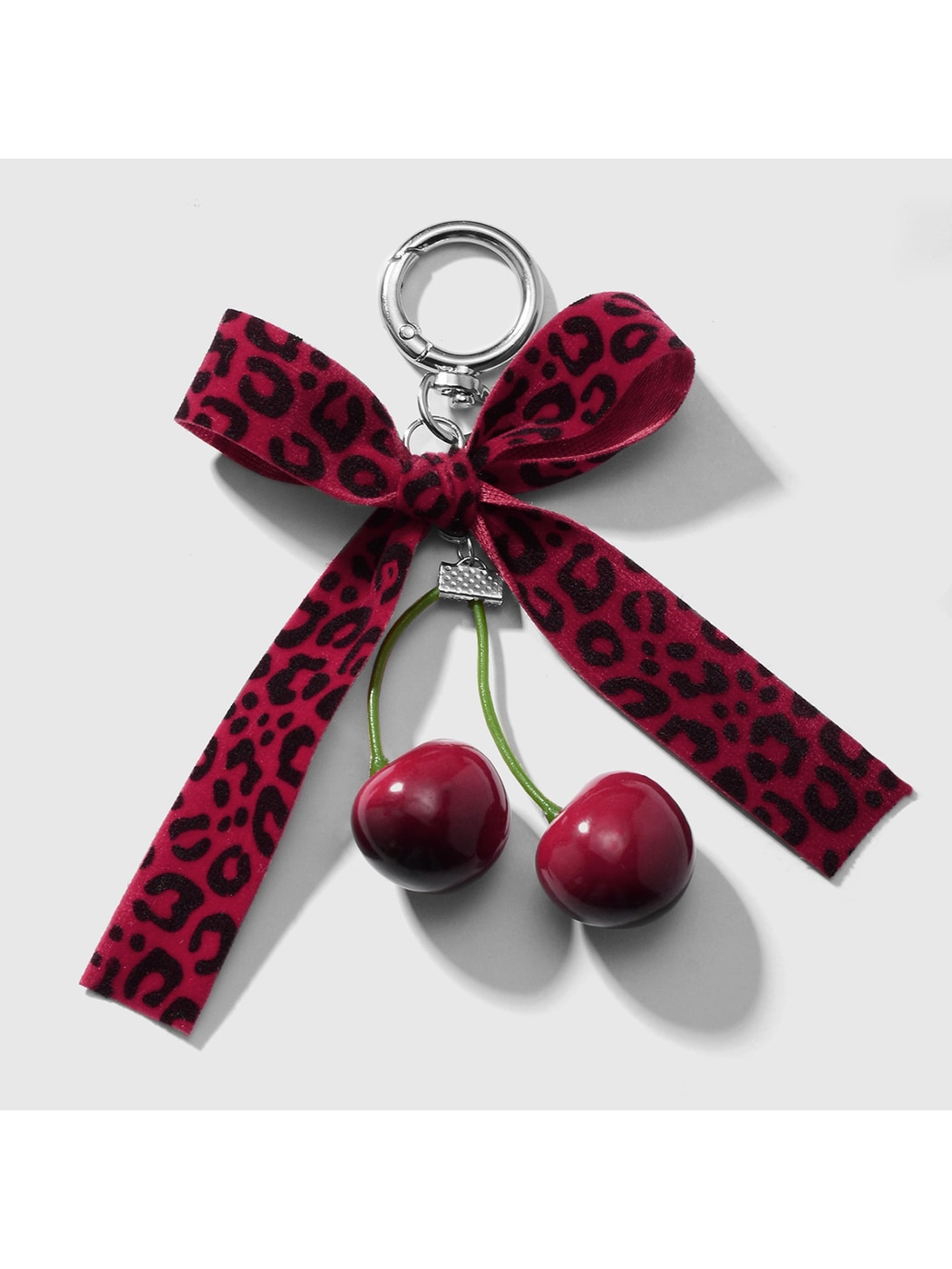 Keypus - Y2K Lace Bow Cherry Bag Charm Keychain