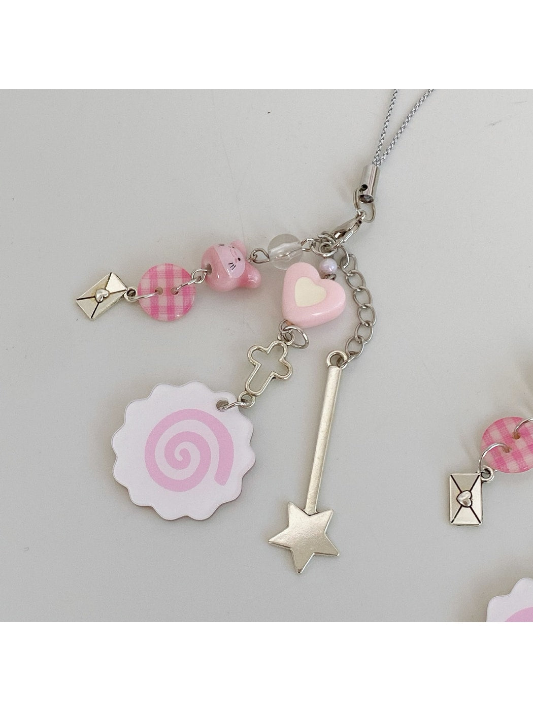 Keypus - Rabbit Fish Cake Charm Chain Bag Keychain