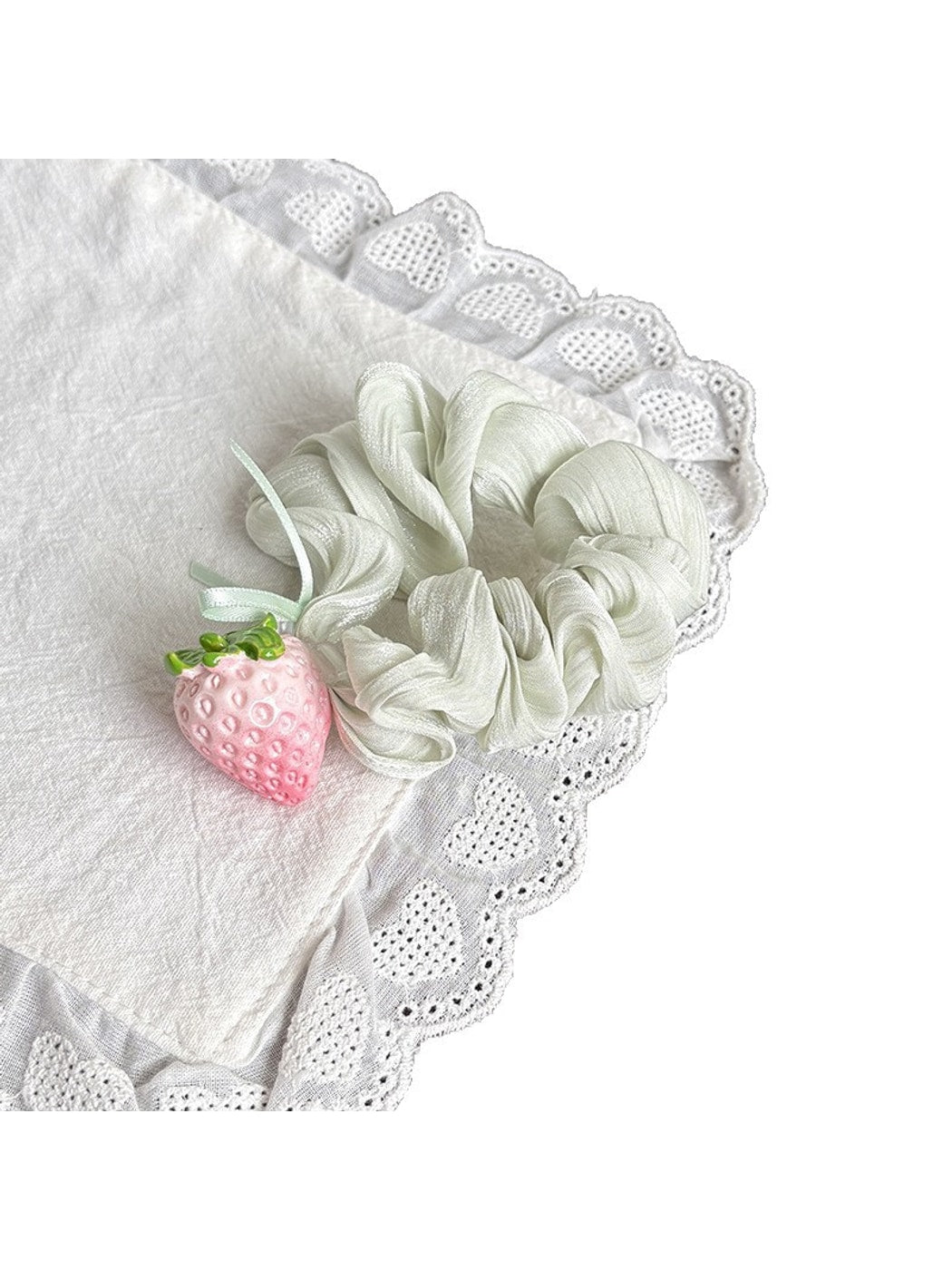 Gifty - Sweet Style Elastic Ruffled Ponytail Scrunchie