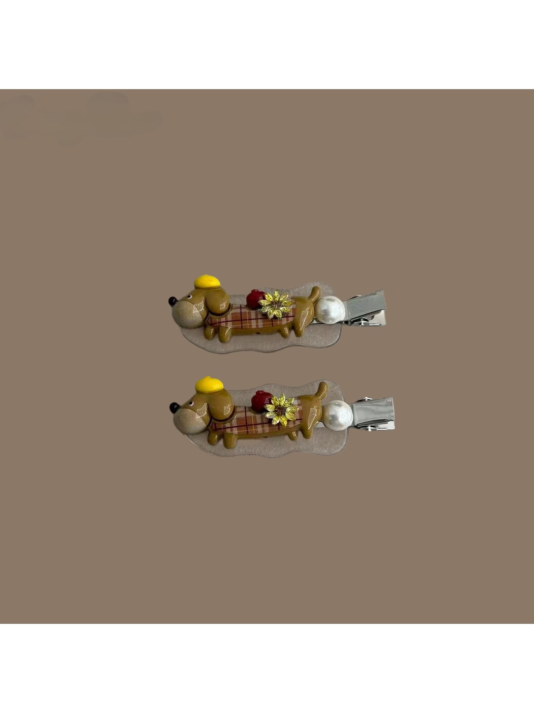 Beau - Cute Cartoon Dog Side Bangs Decorative Hair Clip