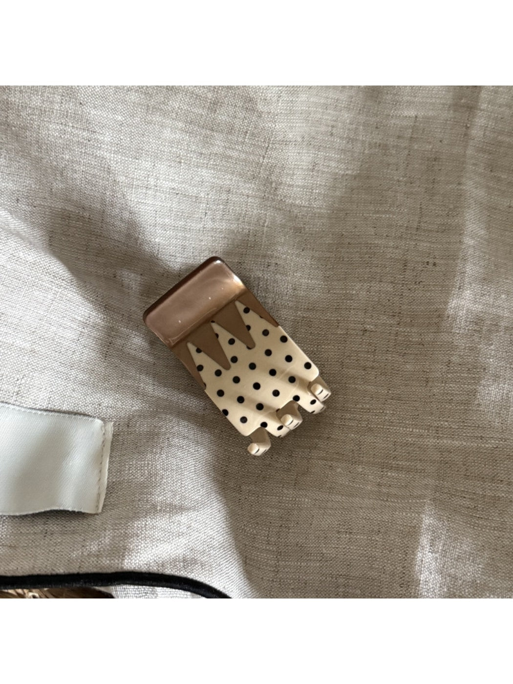 Beau - Vintage Acetate Board Claw Clip
