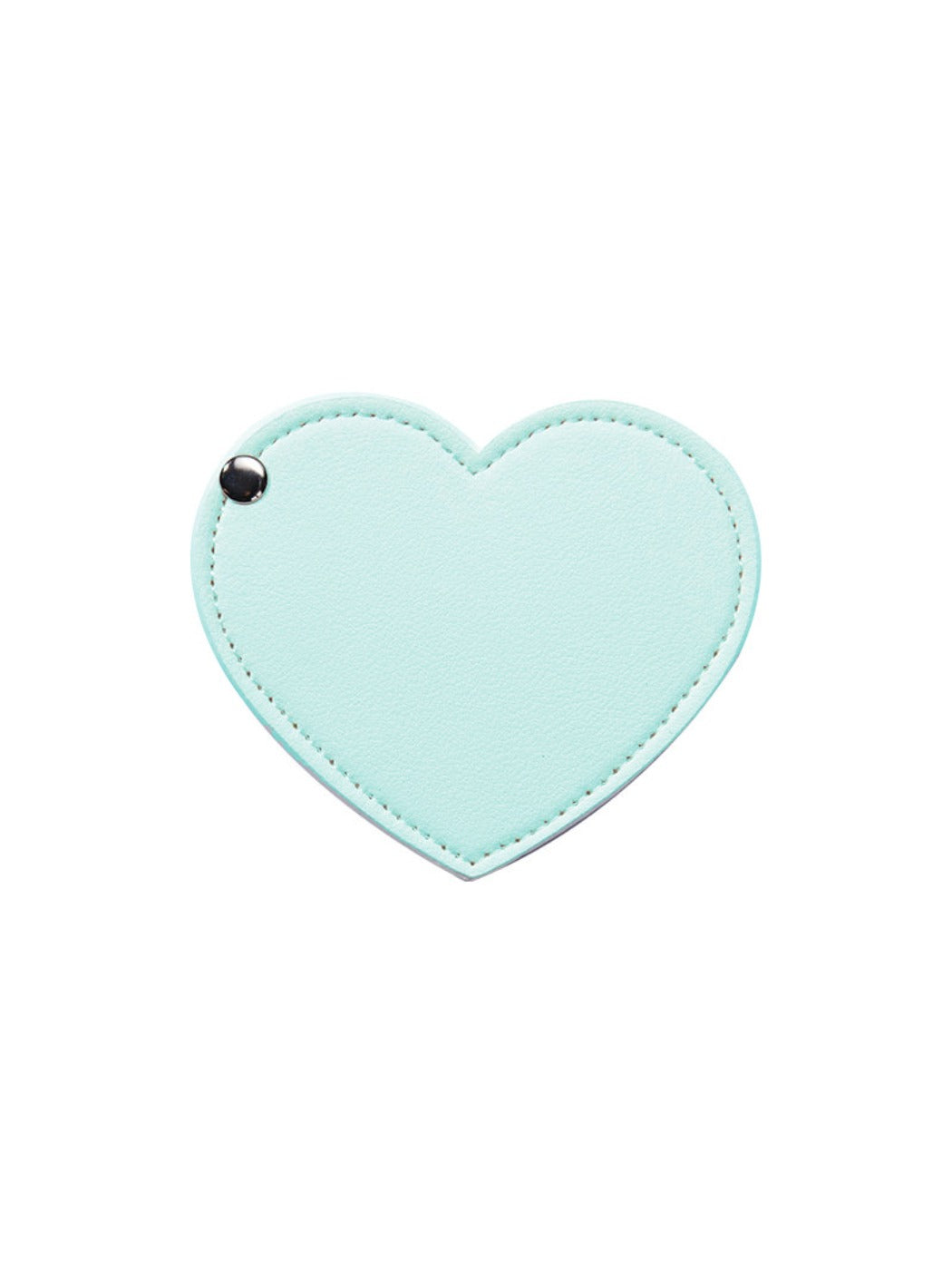 Mirroray - Elegant PU Leather Heart Folding Mirror
