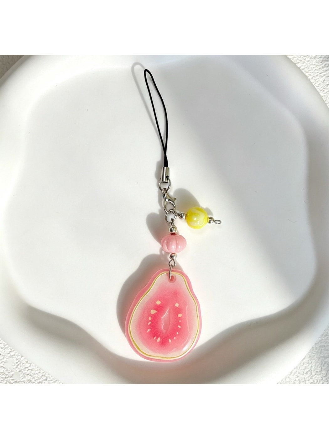 Keypus - Playful Acrylic Fruit Pendant Keychain