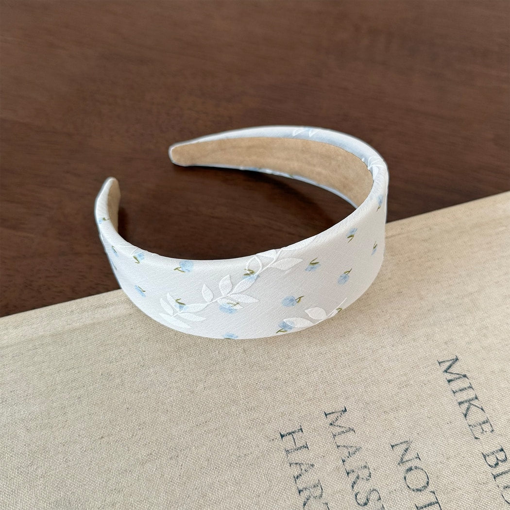 Gifty - Sweet Floral Printed Fabric Wide Headband
