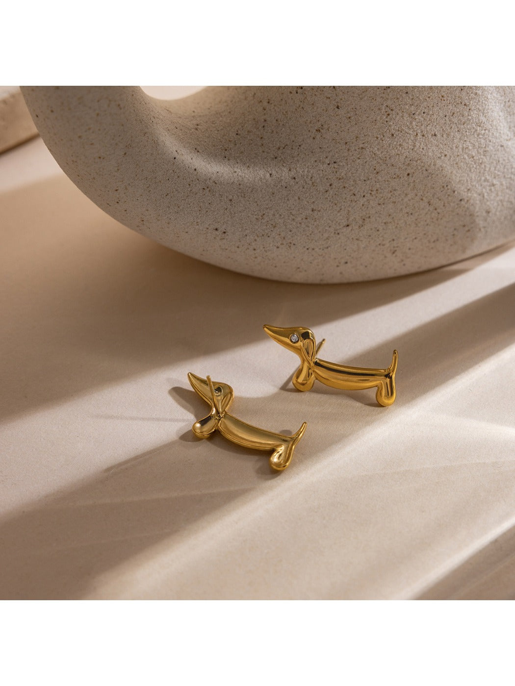 Earedge - Wiener Dog Stud Earrings