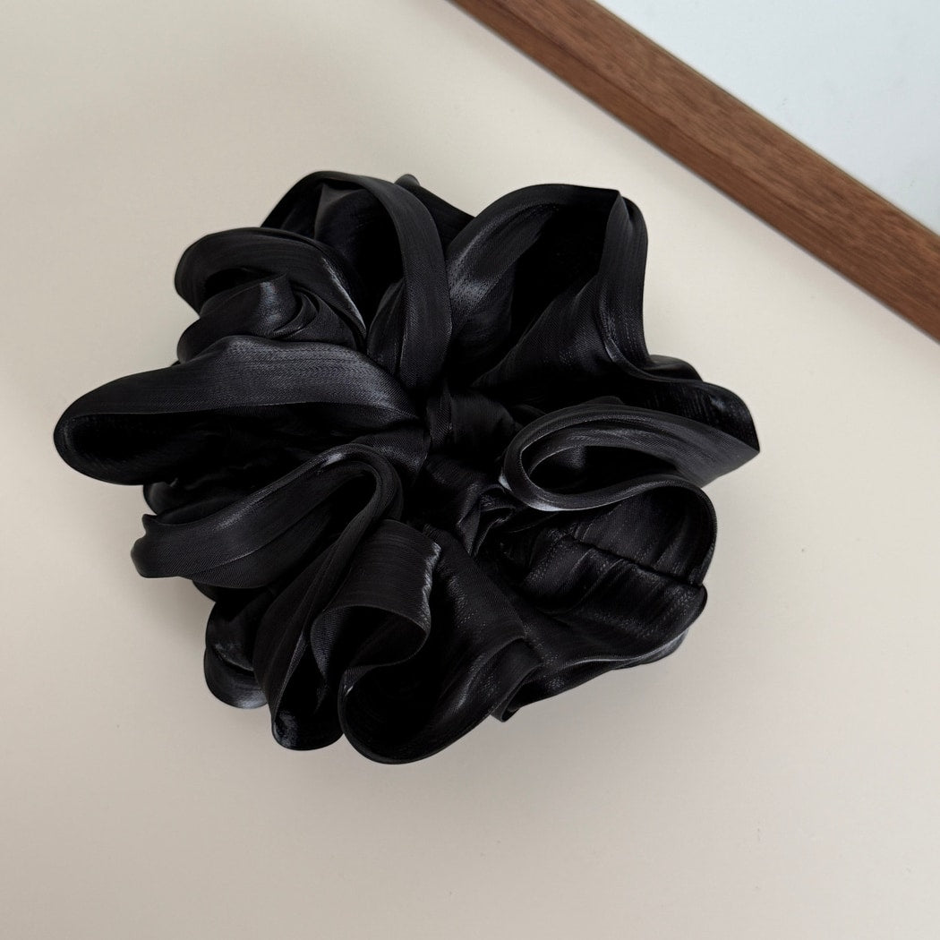 Gifty - Polyester Satin Look Layered Scrunchie