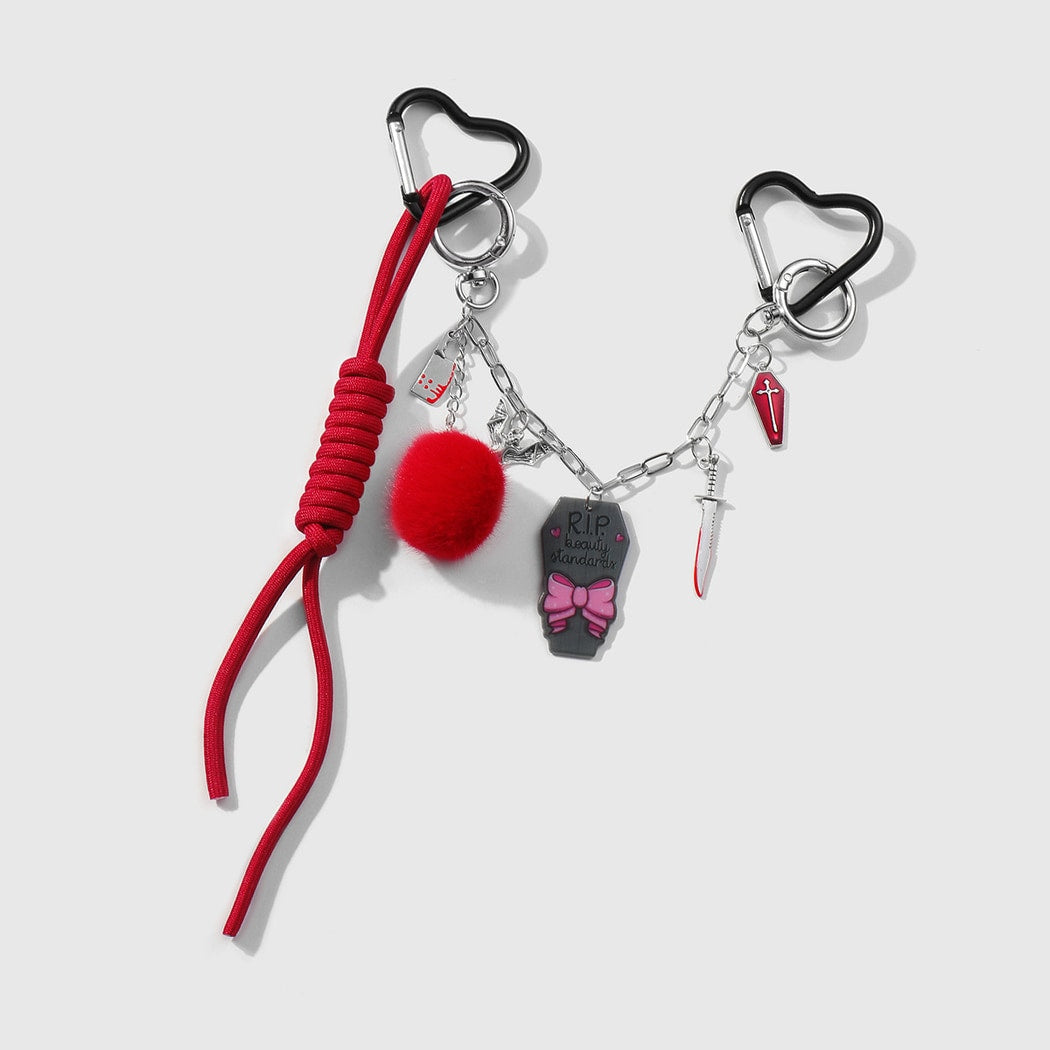 Keypus - Halloween Bat and Coffin Keychain