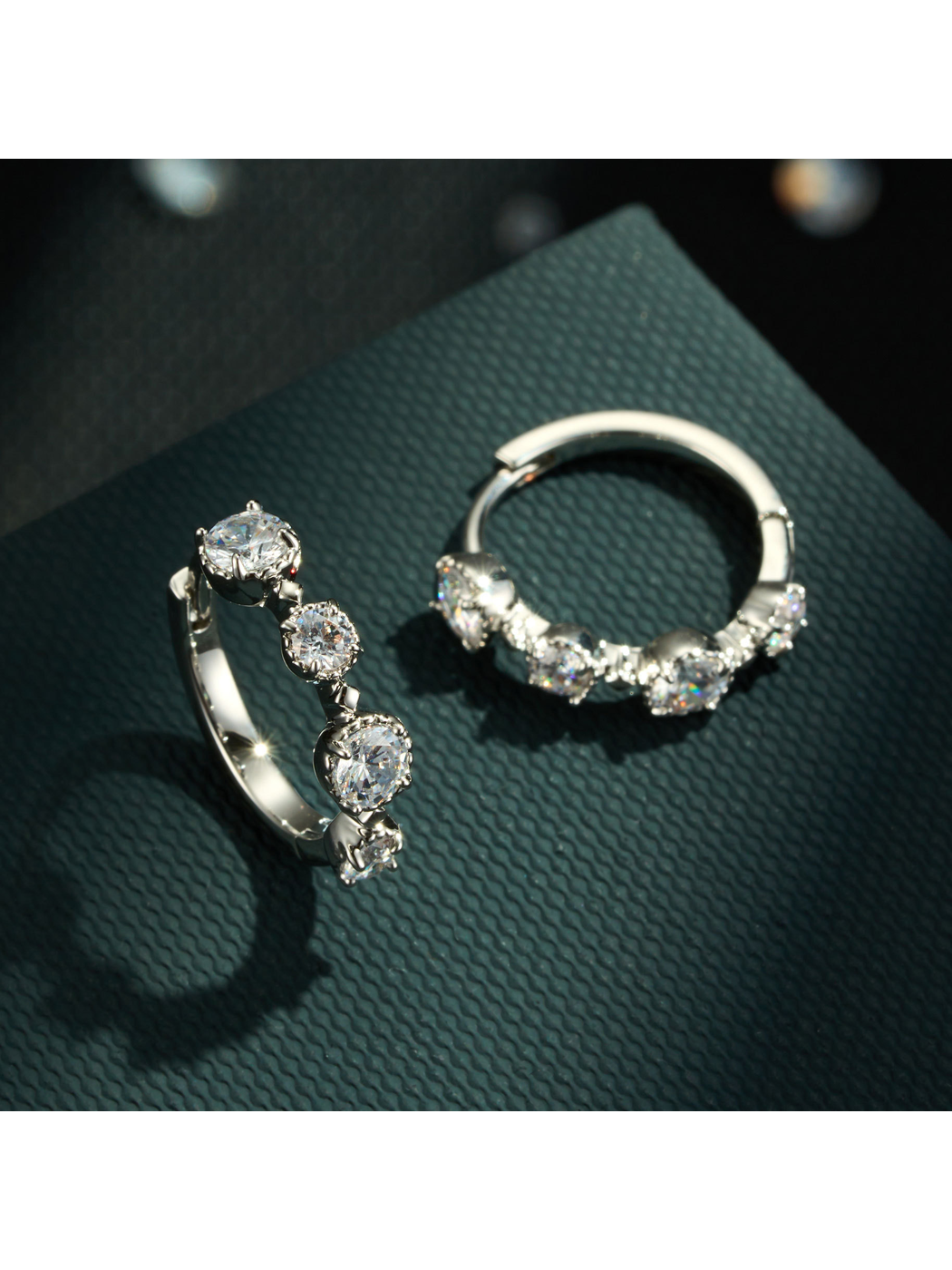 Earedge - Commuter Style Double Circle Earrings