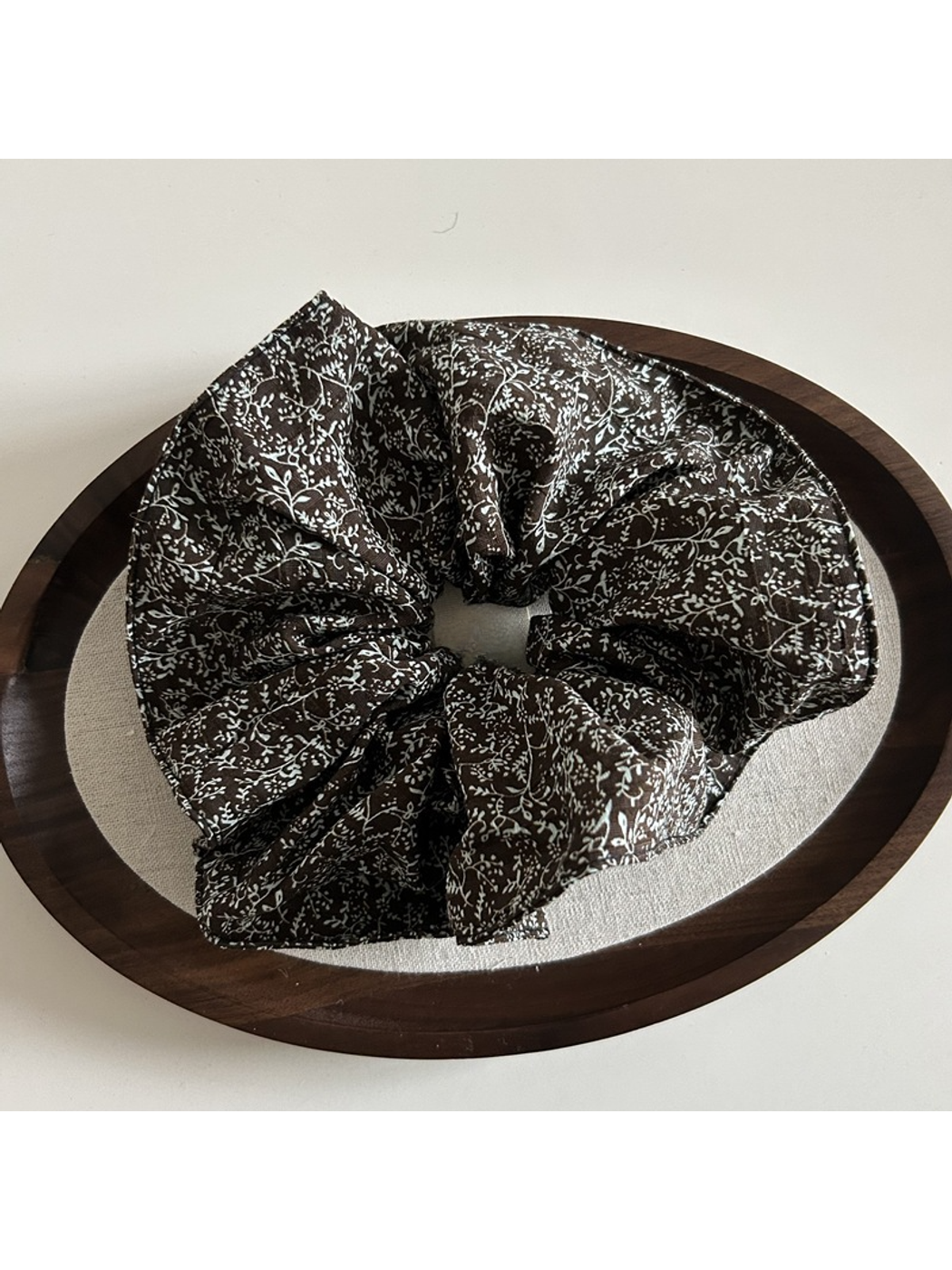 Gifty - Vintage Floral Simple Polyester Scrunchie
