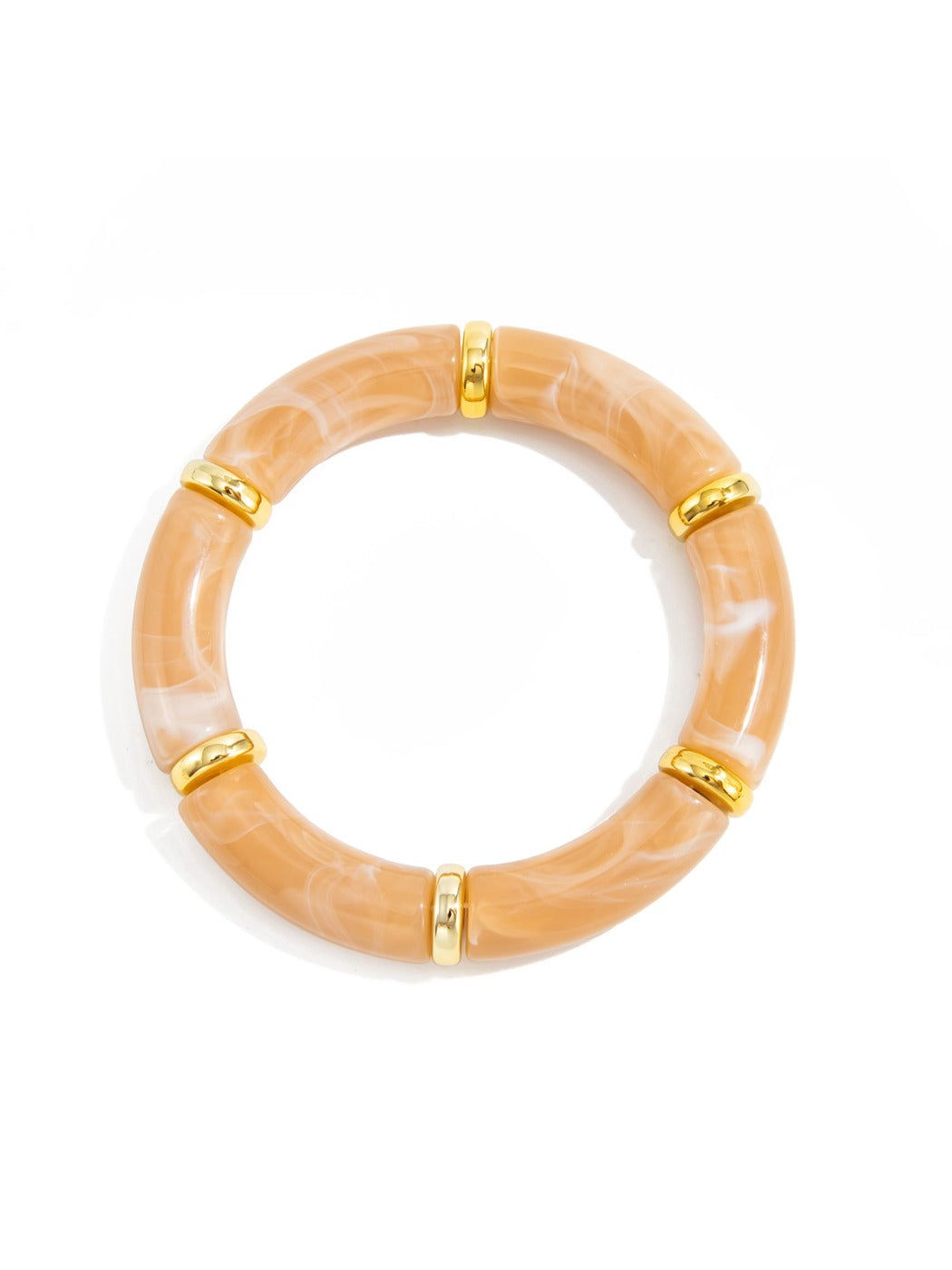Lovra vintage beaded link bracelet photographed with soft natural light