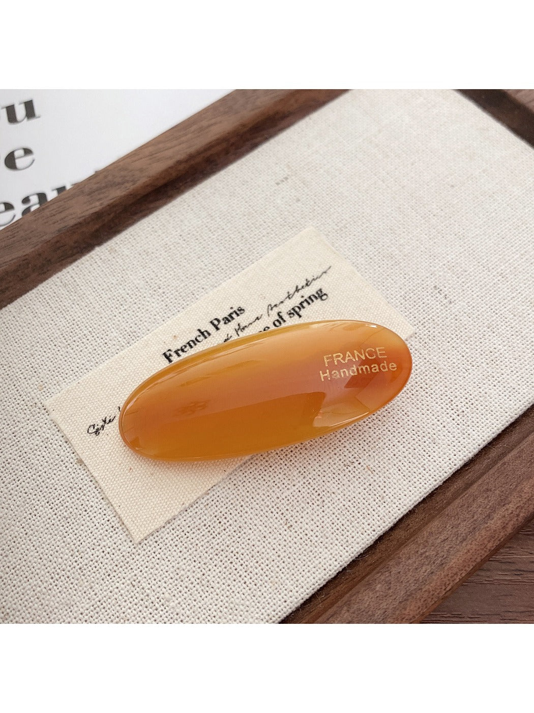 Beau - Vintage Style Oval Hair Clip