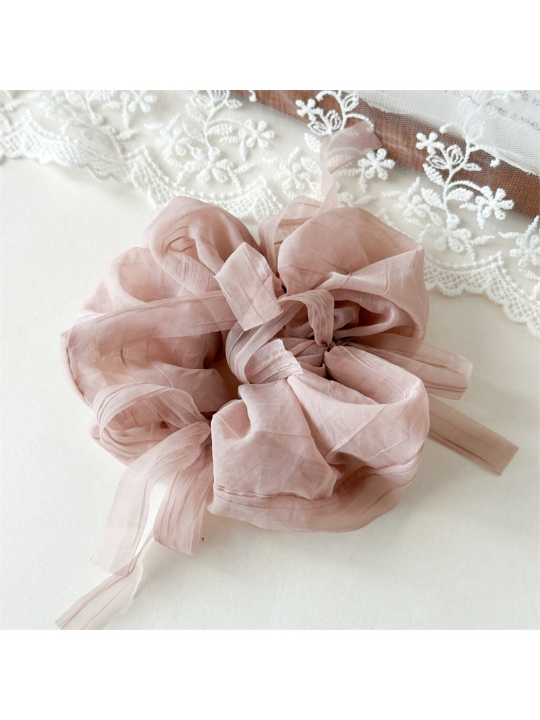 Gifty - Elegant Puff Satin Scrunchie