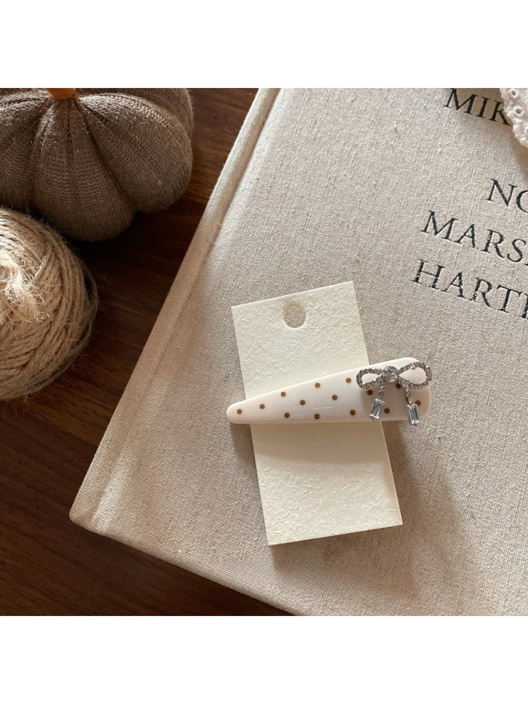 Beau - Elegant Floral Bow Hair Clip